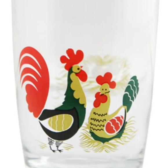 2 Vintage highball Chicken family glasses. - Picture 5 of 5